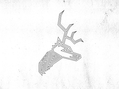 The Stag deer game of thrones illustration stag