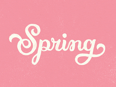 Spring Sketch cursive hand lettering illustration lettering script spring