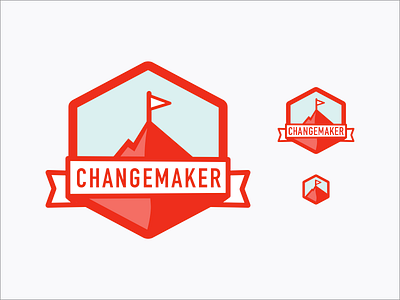 Changemaker badges badge change social change