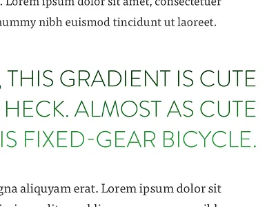 Article - Typography article blog gradients minimal web