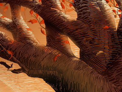 Harvest Wip 3 autumn falling harvest heart of gold leaves tree