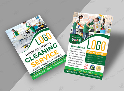 Home Cleaning Services Flyer Design epoxy flooring flyer