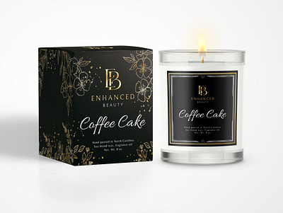 Premium Scented Candle Packaging beauty cake candle candle box coffee flame flower lid luxury luxury candle packaging scent