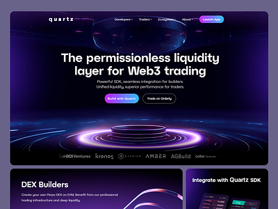 Permissionless Liquidity Layer UI Design blockchain crypto wallet cryptocurrency dark theme data visualization decentralized exchange defi financial dashboard futuristic design interactive elements liquidity layer minimalistic ui modern typography permissionless trading responsive design trading interface user experience ux ui uxui web3