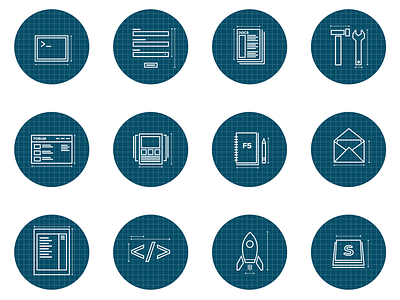Foundation 5 Feature Icons design flat foundation foundation 5 icons