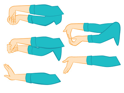 Arm Stretches illustration