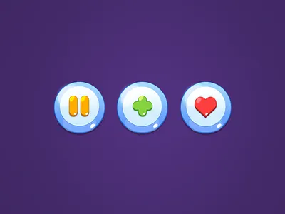 Buttons game button buttons earth game gui icon interface more pause ui