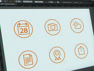 Icons for packaging design apple challenge challenge studio design gadget gliwice grid icon packaging poland