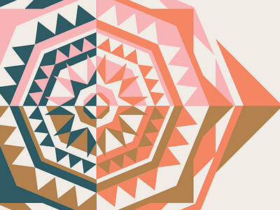 Pattern pattern quilt triangles tribal