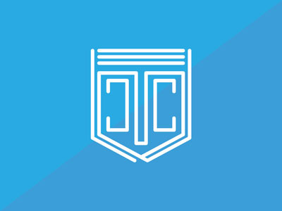 TCC (concept) blue branding c health letter line logo modern shield t wellness