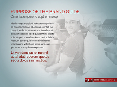 TLC Latin America art direction brand guide discovery latin america print tlc tv