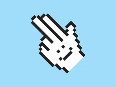 EMOTCNZ, Assemble! 8bit branding cursor dance emoticon gun hand logo pixel smile urban