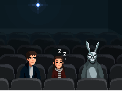 Donnie Darko 8 art bit pixel