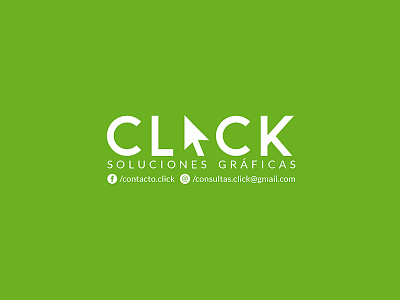 Click brand click identity logo marca