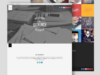 New Portfolio Site clean css3 design flat html5 portfolio responsive simple ui ux website