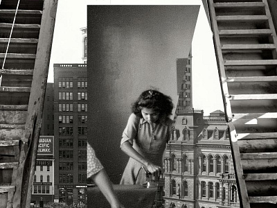 Untitled collage found photograph photo collage photo manipulation photocollage