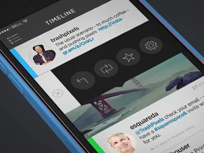 Cube for Twitter - Case Study app artdirection ios7 iphone mobile social media twitter ui ux xcode