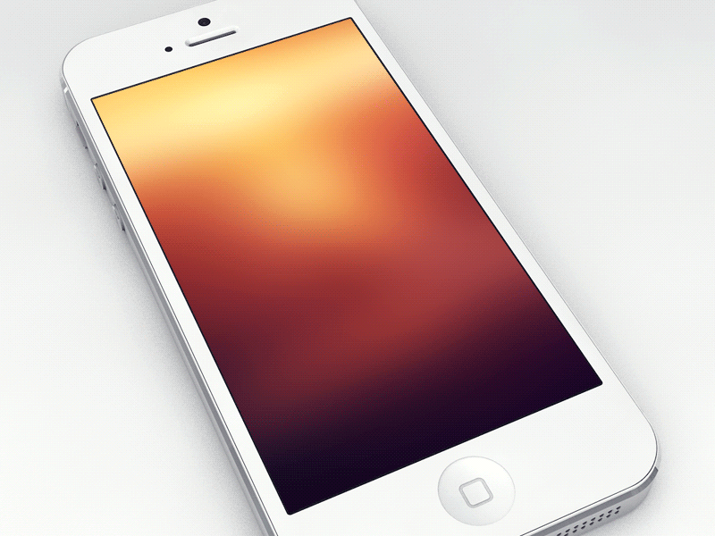 Homescreen concept animation blur clean concept design flat gif homescreen ios mobile ui