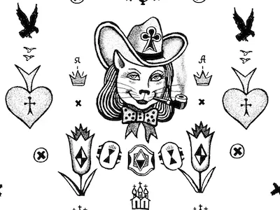 Kiri Packaging (Russian) graphicdesign illustration packaging tattoo typography