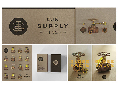 CJS Supply Inc. branding color design identity illustration logo mark