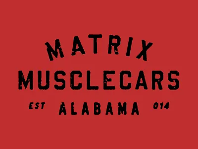 MM branding identity logo musclecar