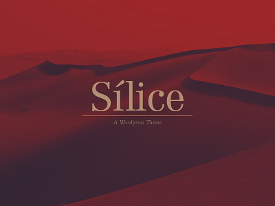 Sílice Wordpress Theme logo wordpress theme