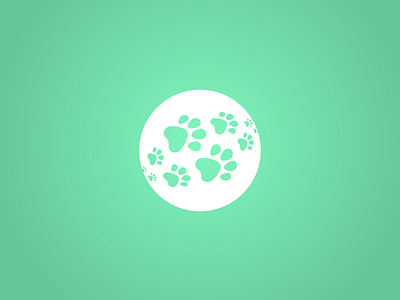 Dog On The Moon animal cat circle dog paw pet space travel