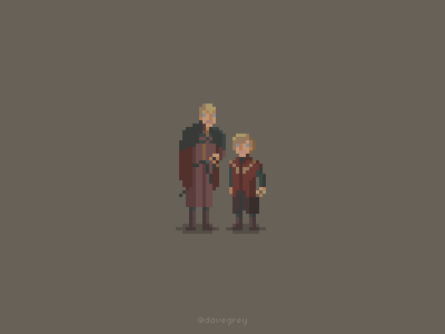 Tyrion vs. Joffrey animation game of thrones gif pixel art tv