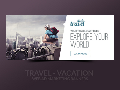 Travel Vacation Banners marketing banners travel vacation banners web ad banner web marketing website banners