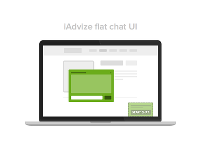 Flat chat chat flat ui