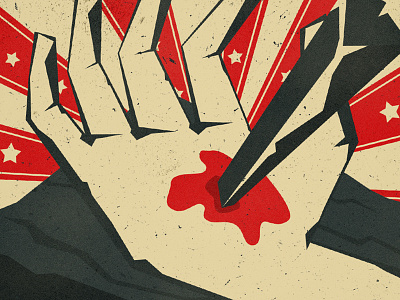 Easter Propaganda #1 cross crucifixion crucify death easter friday god hand jesus nail propaganda spike