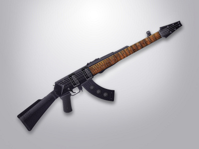 Escopetarra barranquilla colombia escopetarra guitar gun music rifle shotgun