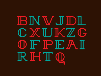 New Font font lettering type typography