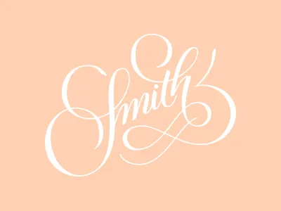 Type test lettering logo smith type typography