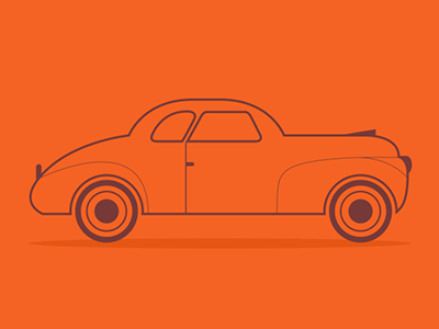 Car Icon Set / 04 art car flat icon illustration line nostalgia old vector