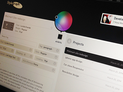 Stylegraph - Edit code color design grid minimalist minimalistic simple typography ui web website