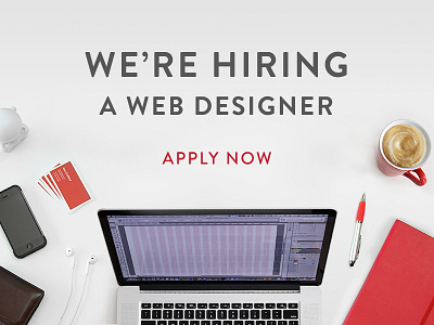 We're Hiring agency design development hiring isoflow job studio