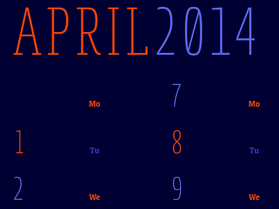 Typofonderie Calendar Wallpaper free mislab wallpaper