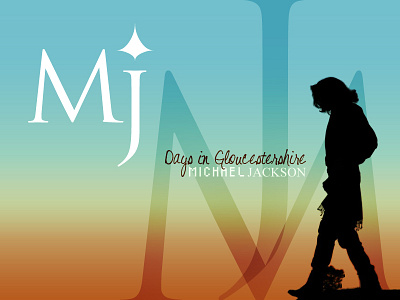 Days in Gloucestershire Michael Jackson cover days gloucestershire gradient jackson logo michael moonwalk new shadows sunset walk