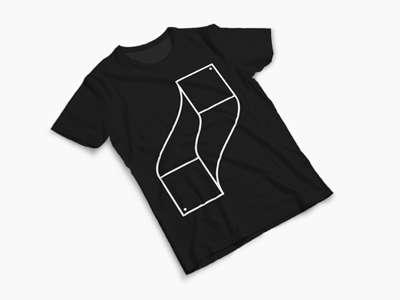 twist illustration minimal t shirt tee vector