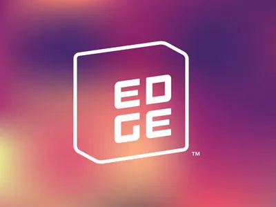 Edge I.D. (concept) block border branding design hospitality interior letter logo space