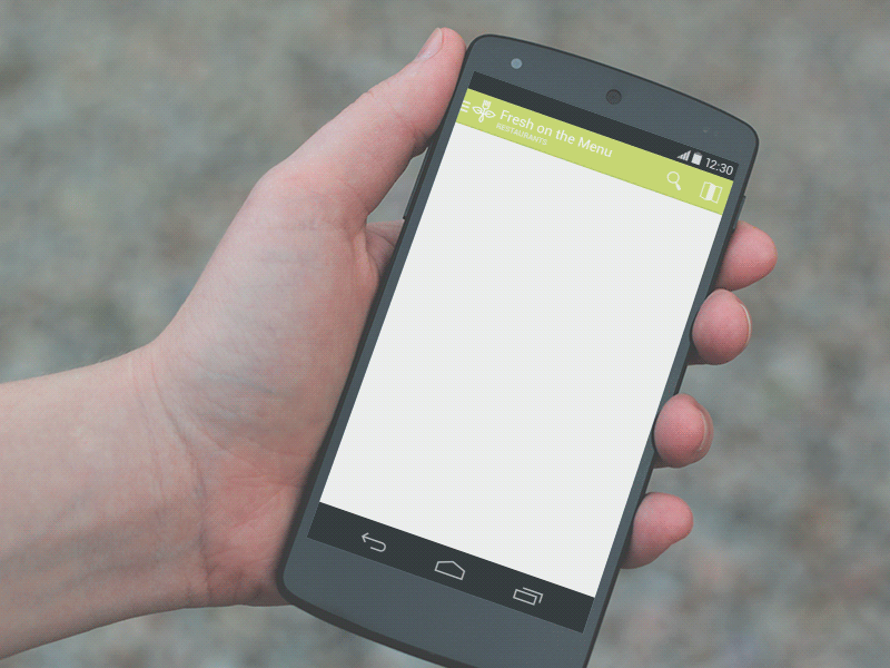 Transition Animation android animation bounce gif holo list map nexus 5 pin