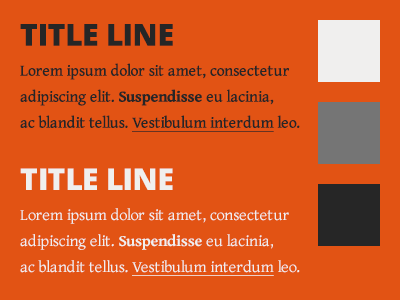 Soshootme Fonts Colours bright fonts orange testing type