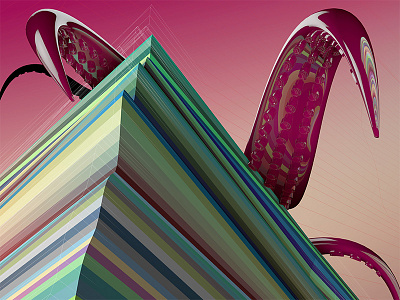 Octo 3dillustration c4d