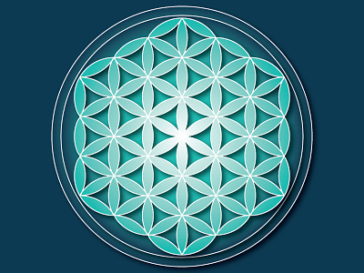 Seed Of Life geometric geometry graphic design pattern poster print sacred sacred geometry