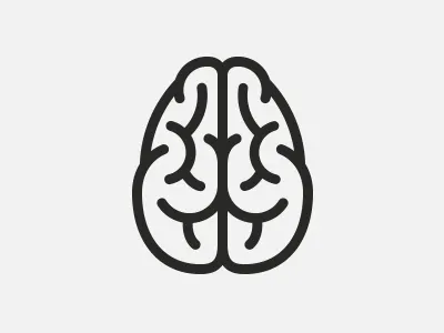 Brain icon berlin graphic design icon pictogram symmetry