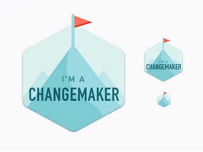Changemaker – Take 2 badge change illustration
