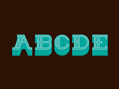 Type Project font lettering type typography