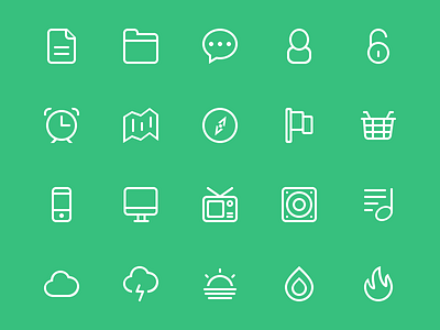 Icons free icons line vector