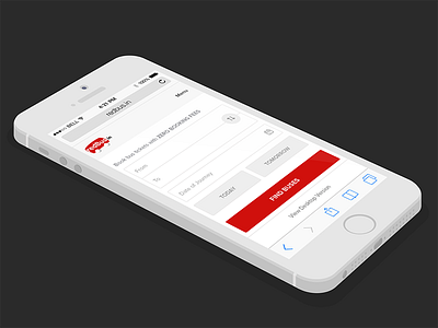 RedBus.in Mobile Website clean minimal mobile mobile web red redbus web app website